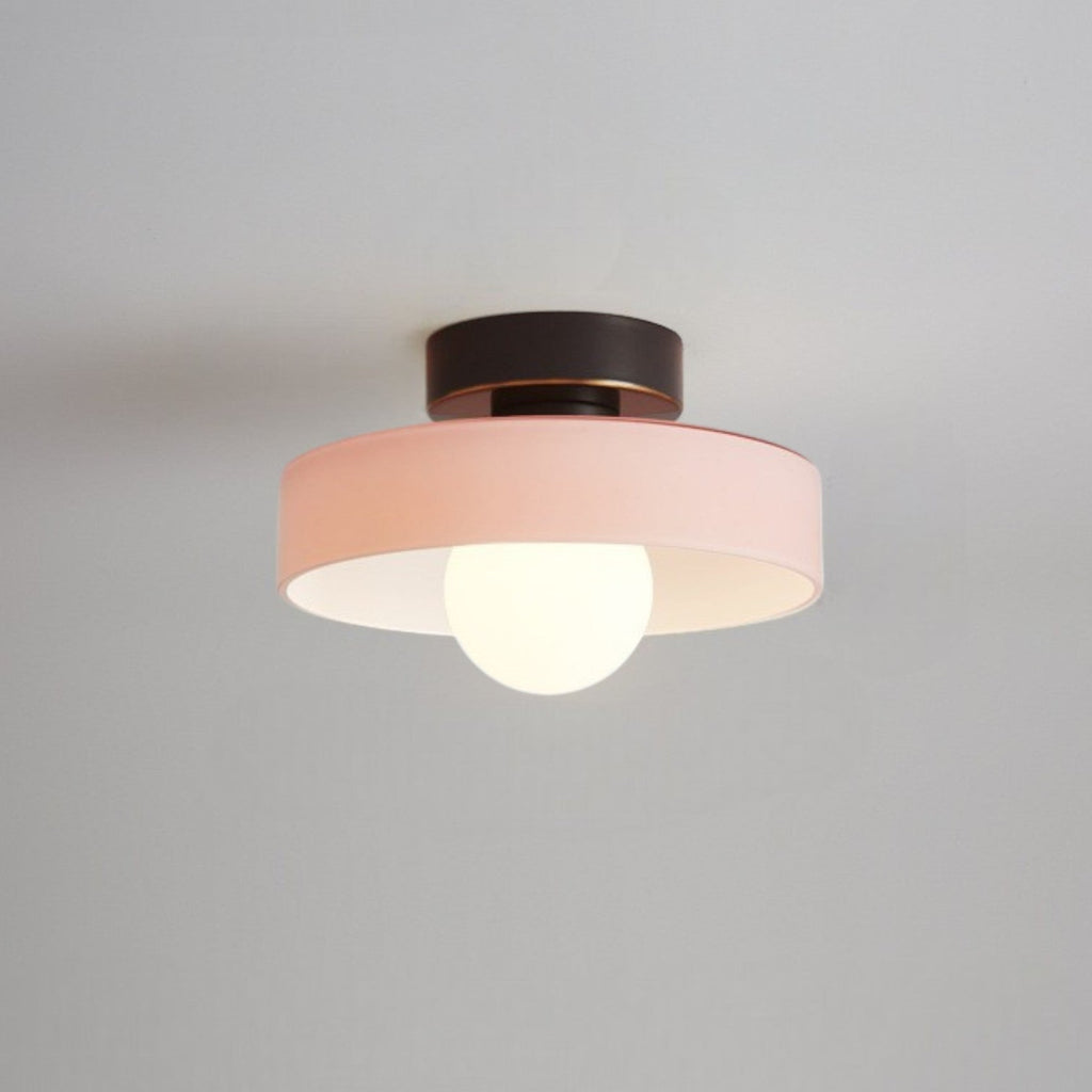 Contemporary French Bauhaus Ceiling Light Fixture 5