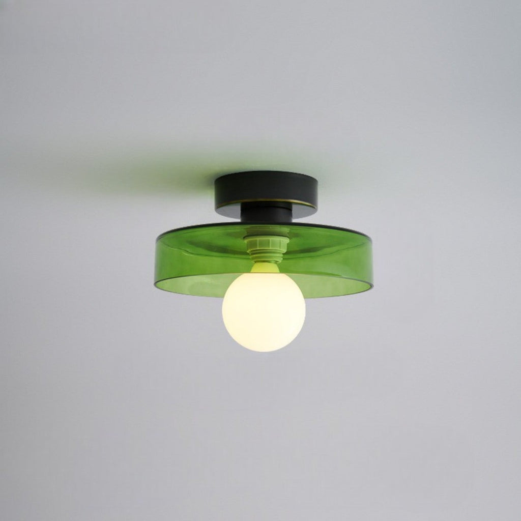 Contemporary French Bauhaus Ceiling Light Fixture 6