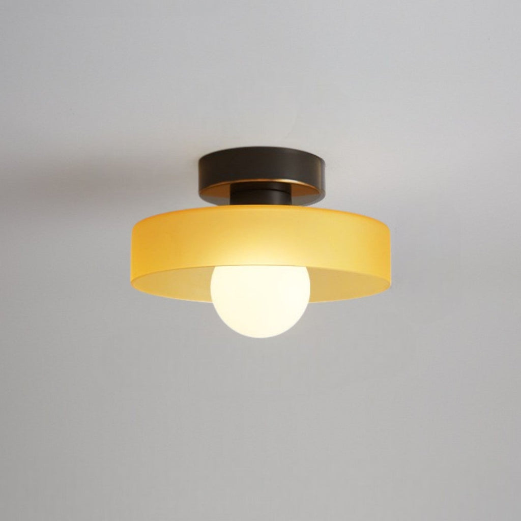 Contemporary French Bauhaus Ceiling Light Fixture 7