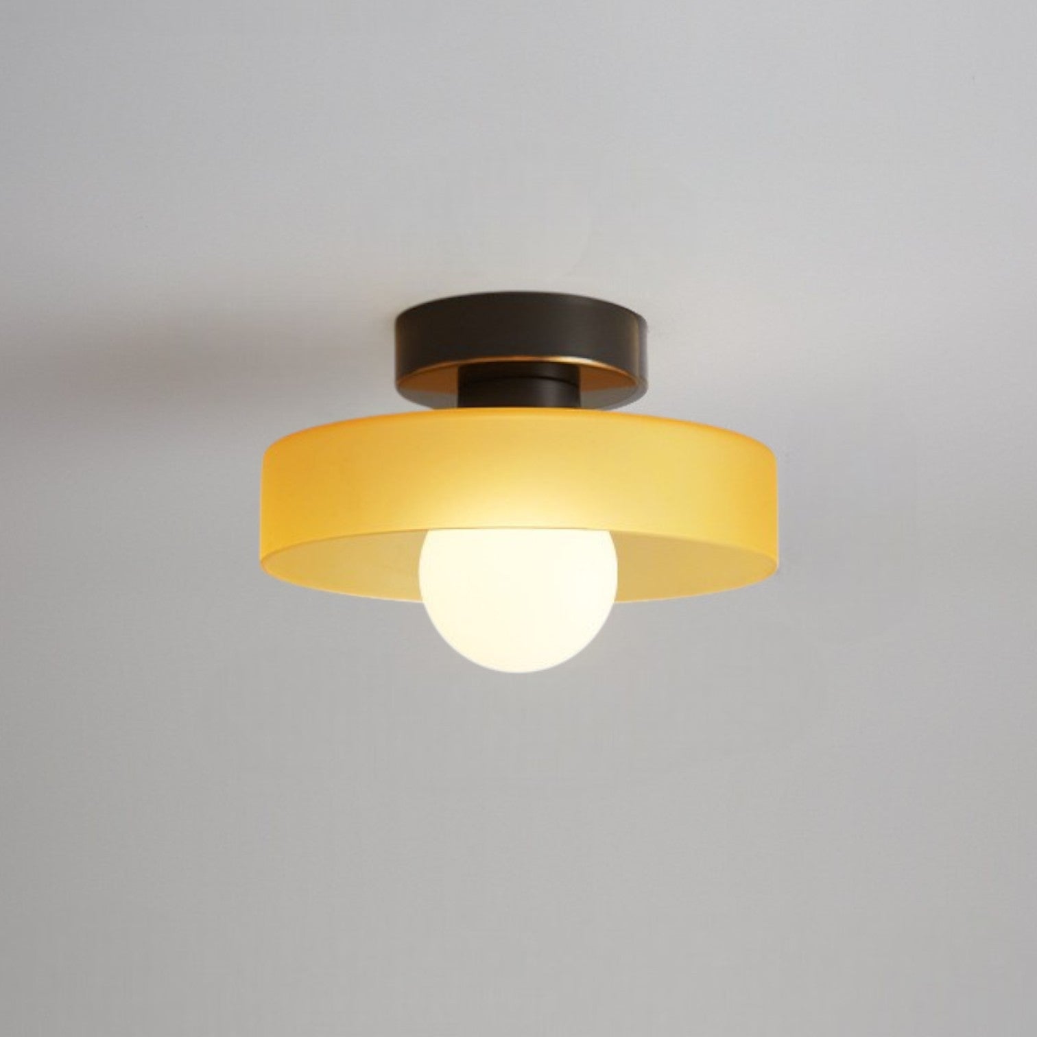 Contemporary French Bauhaus Ceiling Light Fixture 7