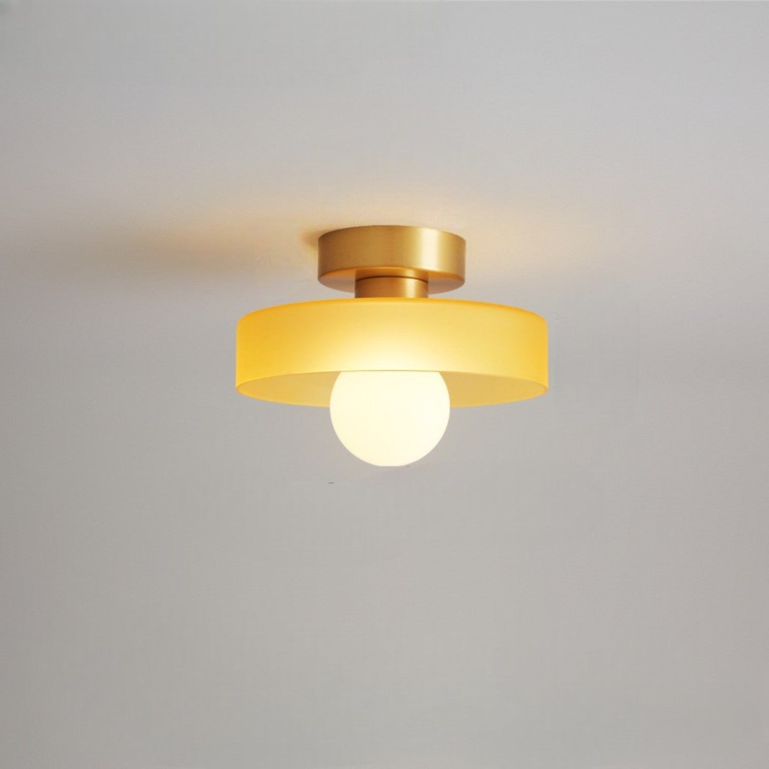 Contemporary French Bauhaus Ceiling Light Fixture 8