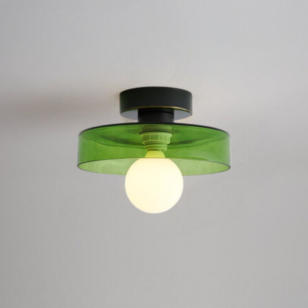 Contemporary French Bauhaus Ceiling Light Fixture 9