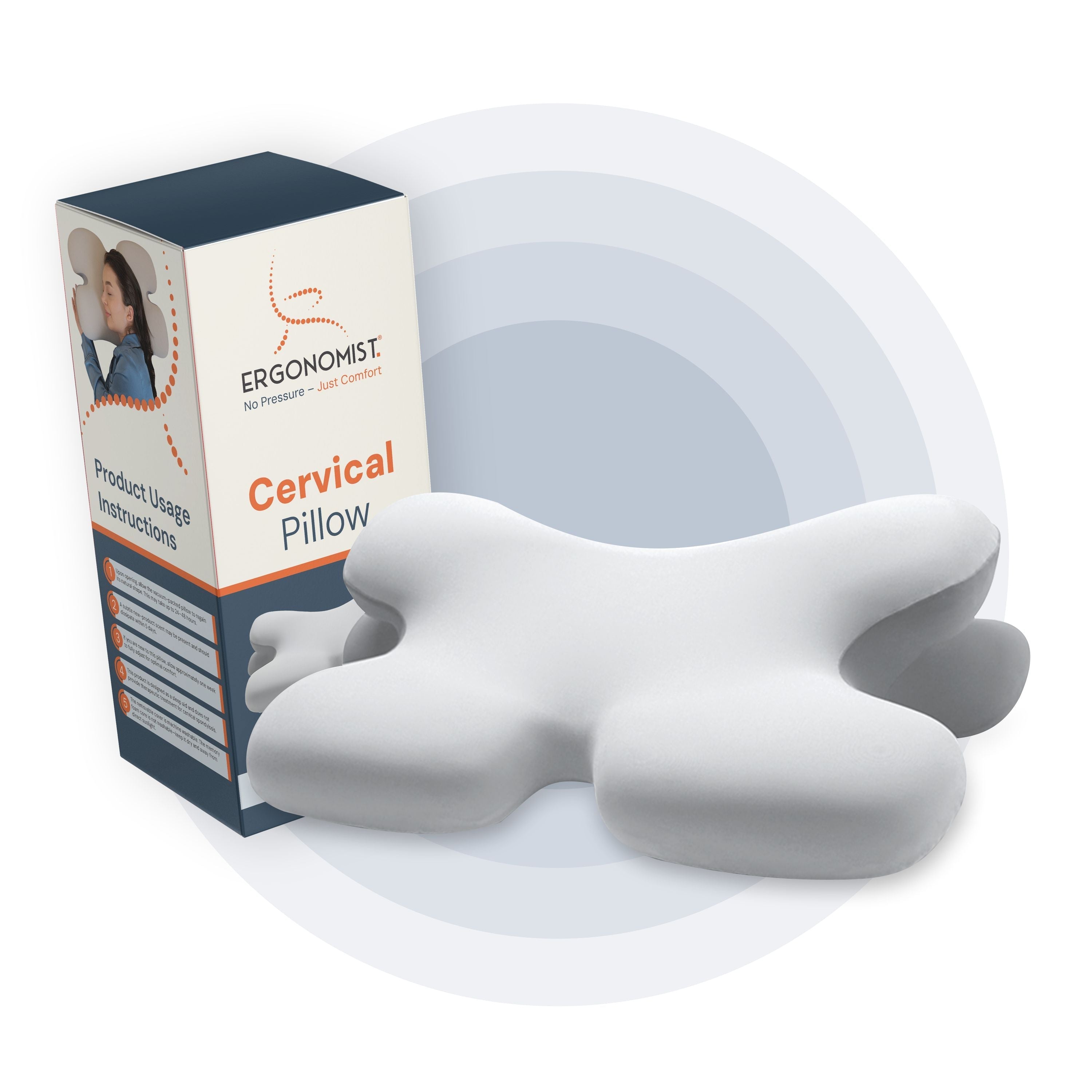 Ergonomic Cervical Pillow For Better Sleep Quality And An Enhancement Of Your Nightly Rest 1
