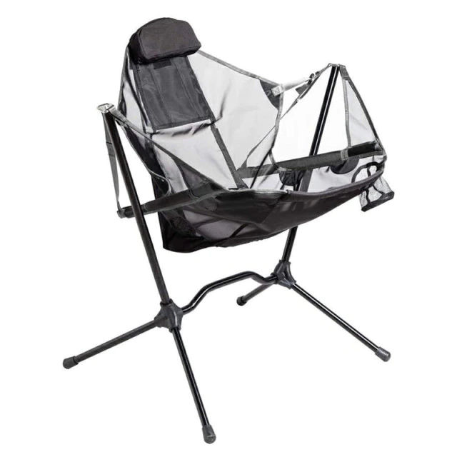 Evercrest Portable Folding Camping Rocking Swing Recliner Chair For Travel And Campsites Anywhere 0