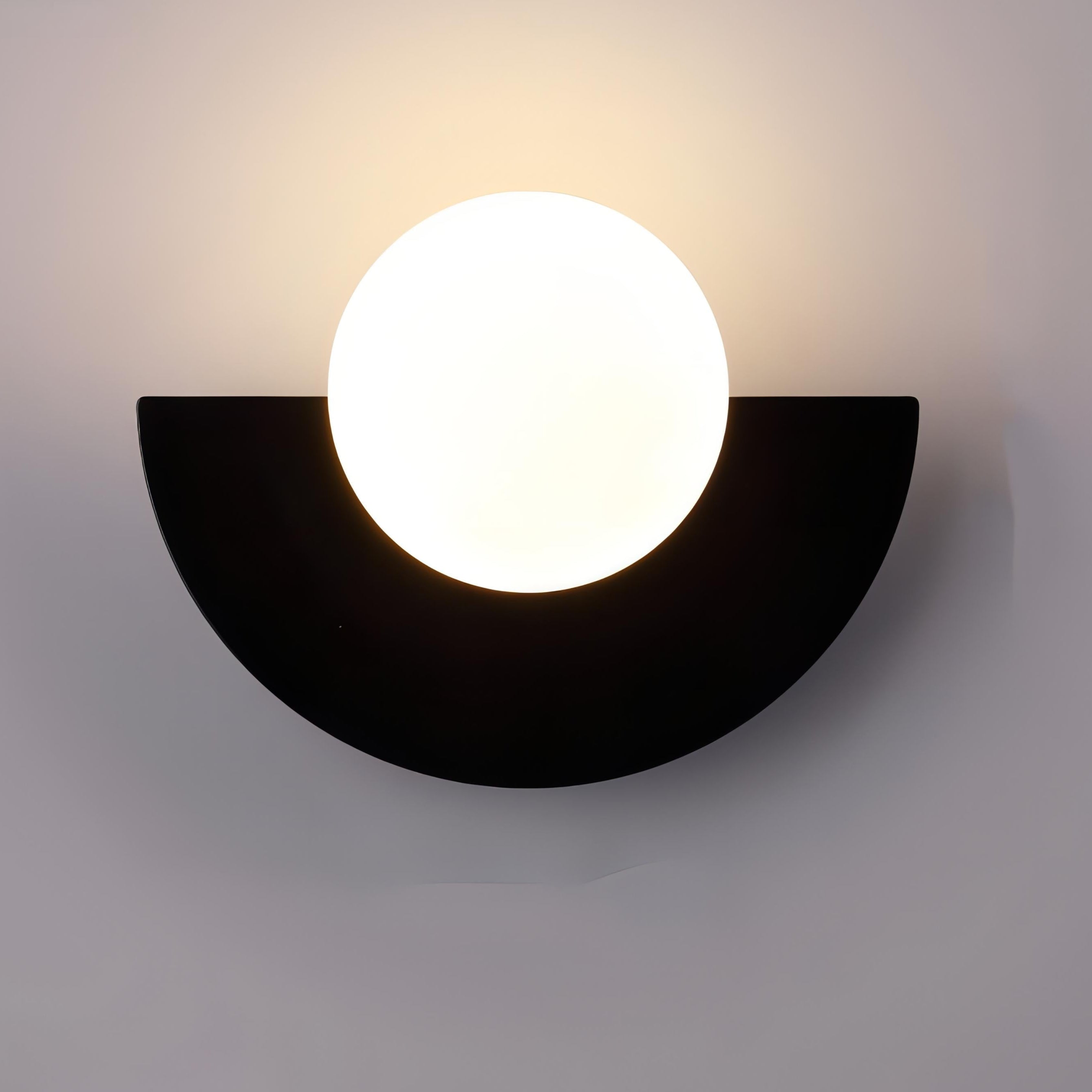 Everest | Modern Semicircle Wall Lamp in Nordic Style with Integrated LED 9