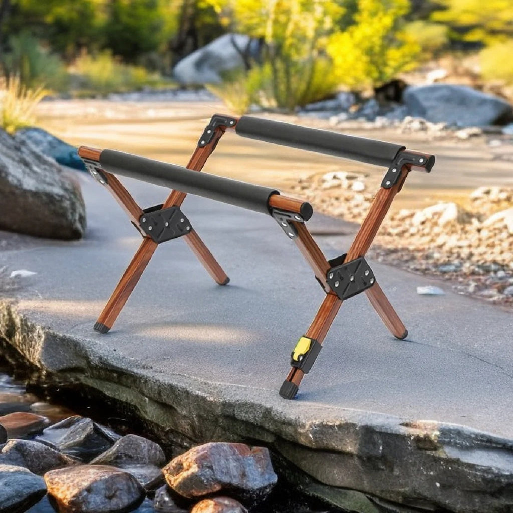 Foldable Cooler Stand Frame With Carry Bag And Anti Slip Feet For Camping Adventures Anywhere You Camp 3