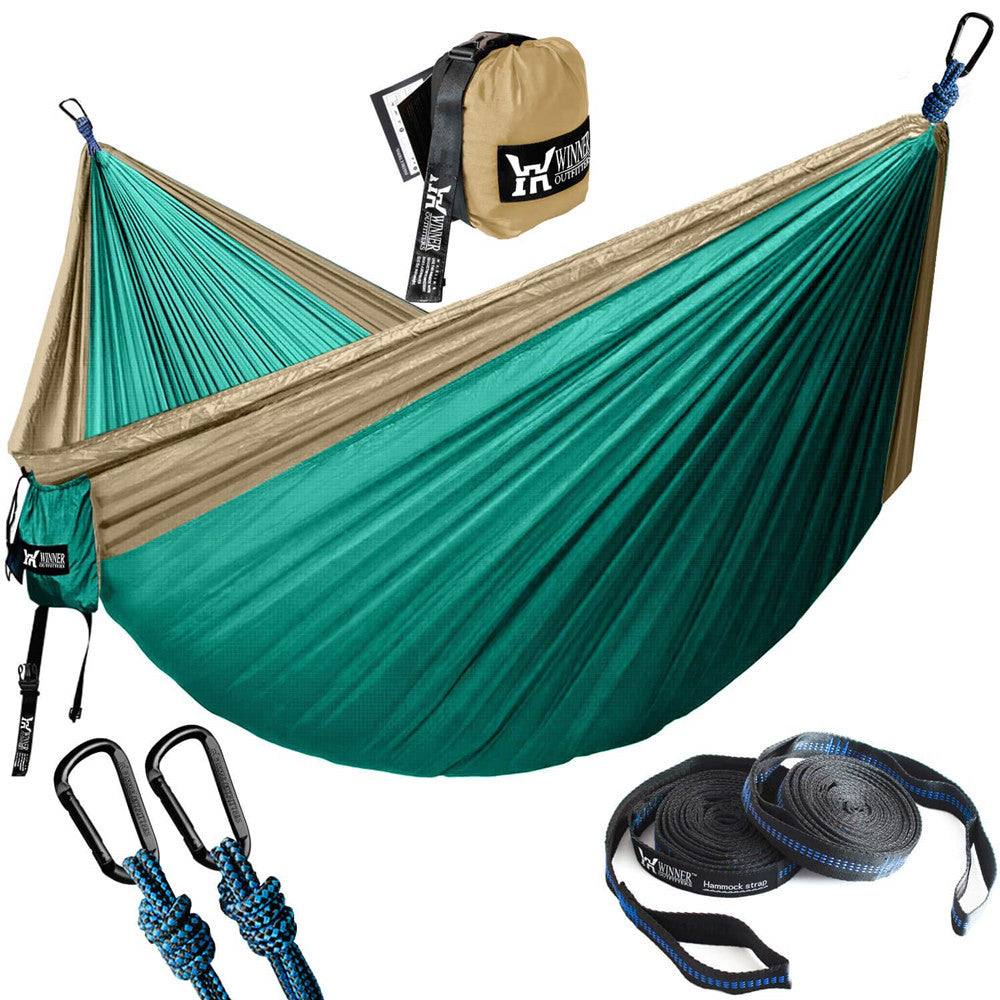 Lightweight Two-Person Camping Hammock For Outdoor Travel And Everyday Comfort 4