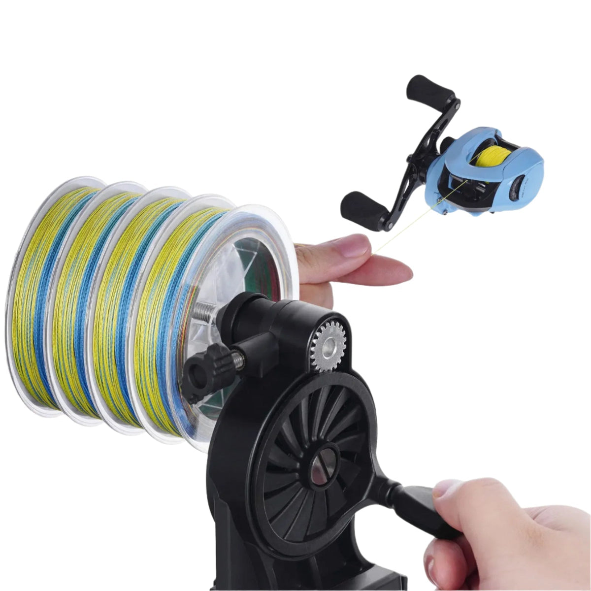 Line Spooler Winder Machine For Fishing Line Spooling On All Spool Sizes And Types For General Spooling 0