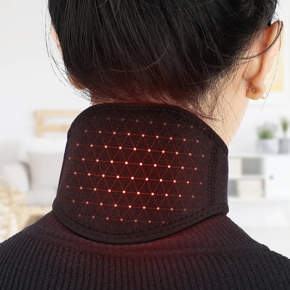 Magnetic Neck Support Brace With Heating Treatment Belt For Cervical Neck Support And Comfort 1