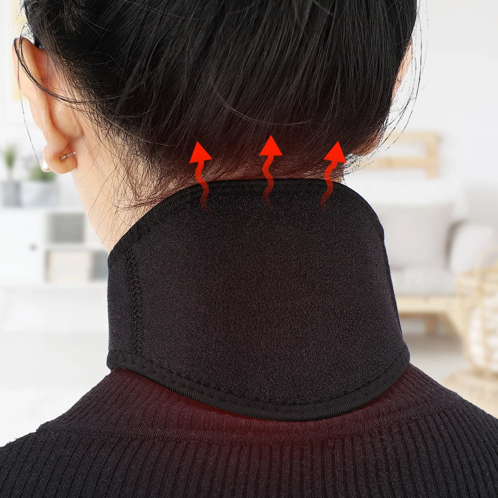 Magnetic Neck Support Brace With Heating Treatment Belt For Cervical Neck Support And Comfort 8