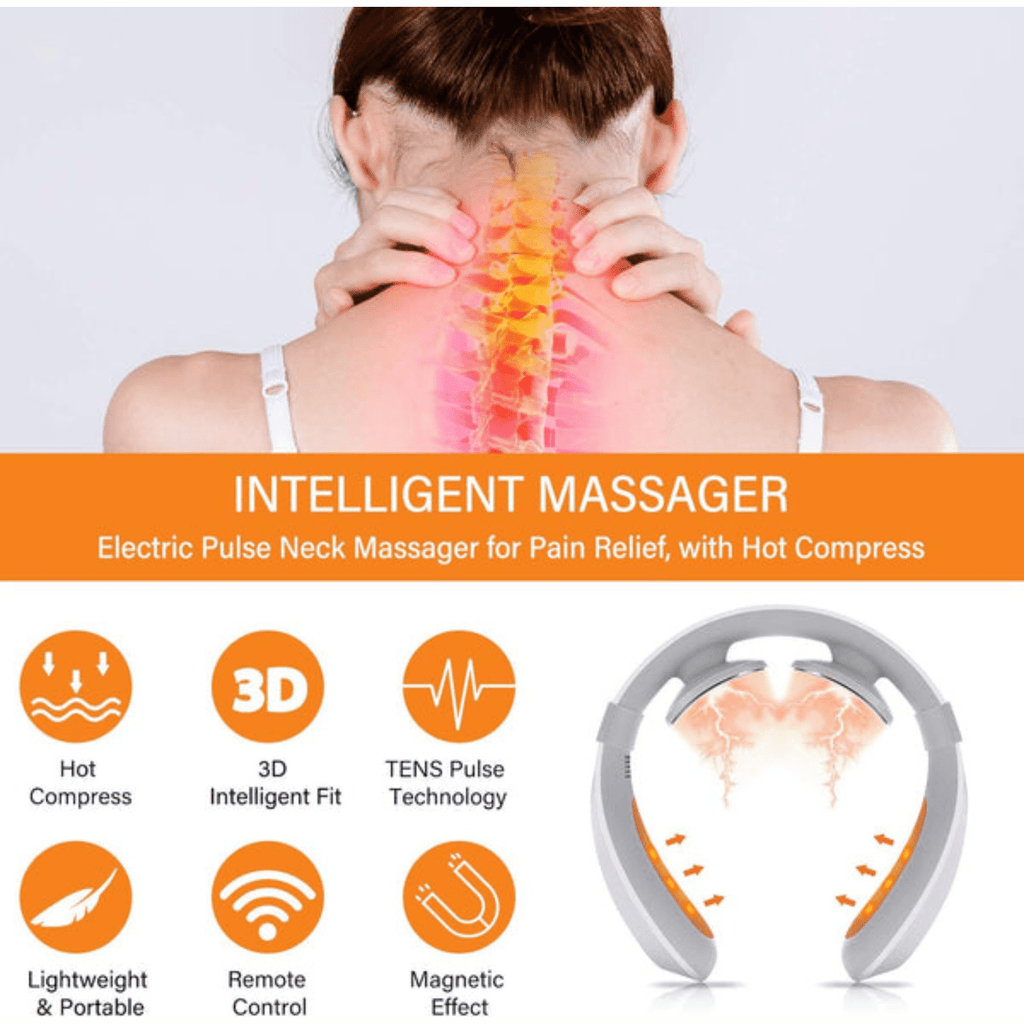 Mini Portable Neck Massager With Intelligent Massage Technology For Tension Relief And Fatigue Reduction 4