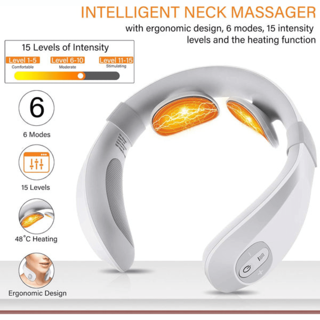 Mini Portable Neck Massager With Intelligent Massage Technology For Tension Relief And Fatigue Reduction 6