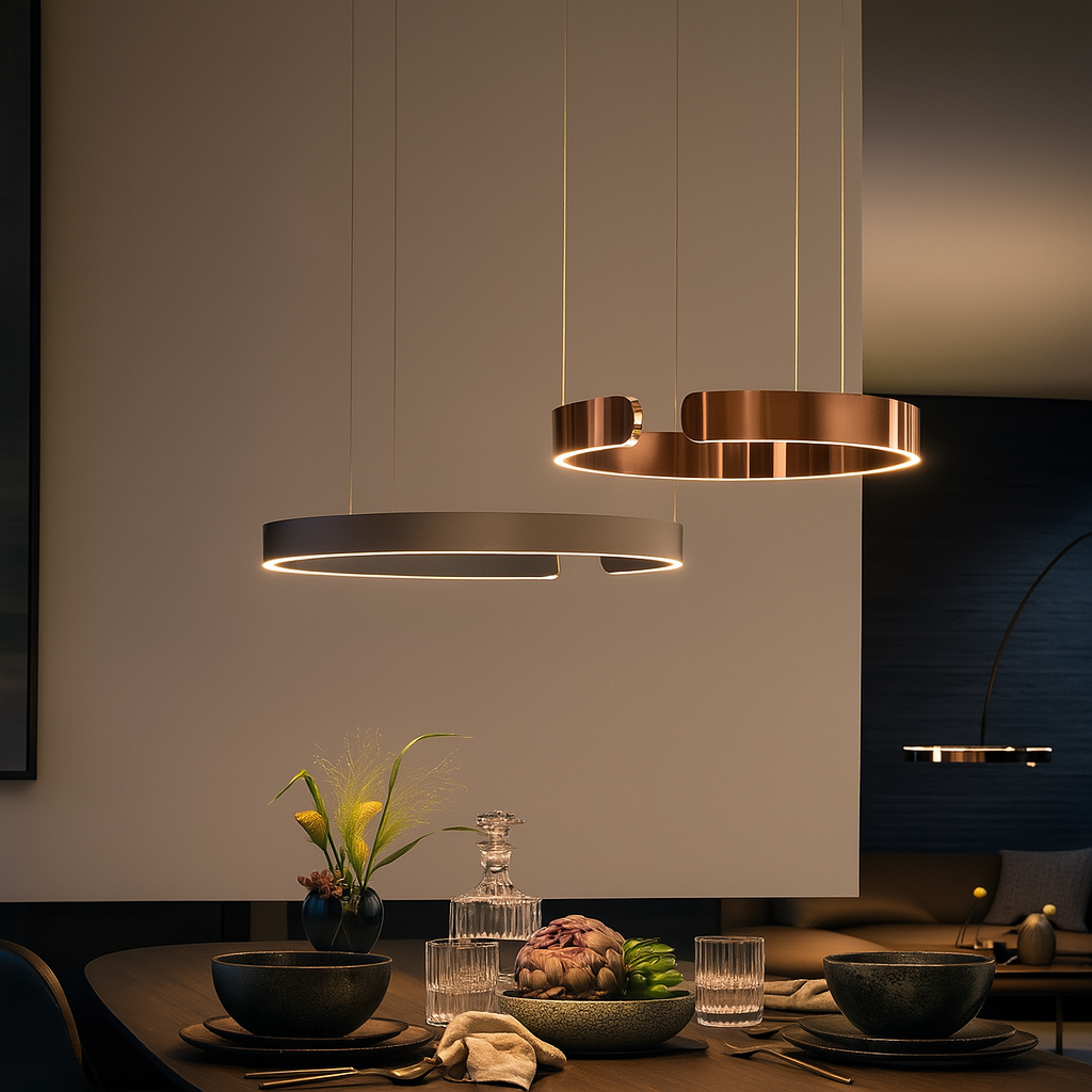 Modern Circle Pendant Lighting | Stylish Design for Kitchen Island and Contemporary Spaces 0