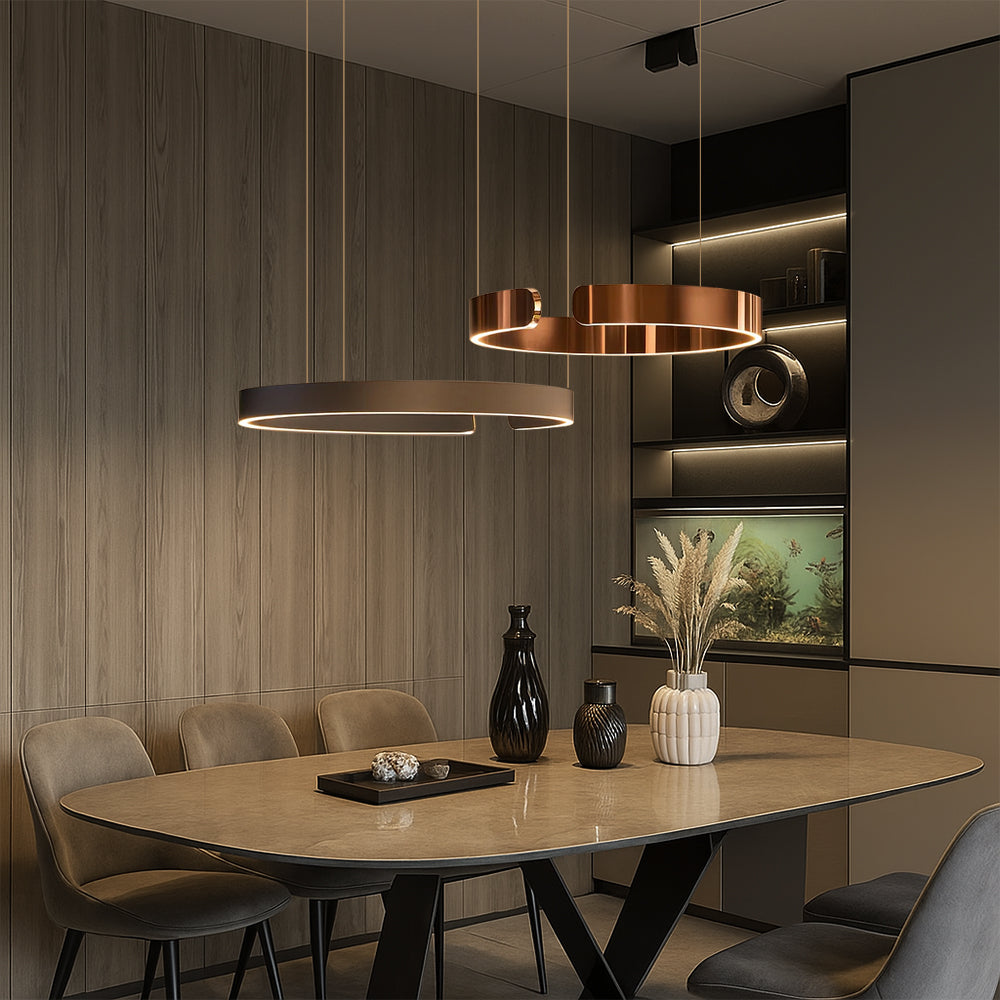 Modern Circle Pendant Lighting | Stylish Design for Kitchen Island and Contemporary Spaces 6