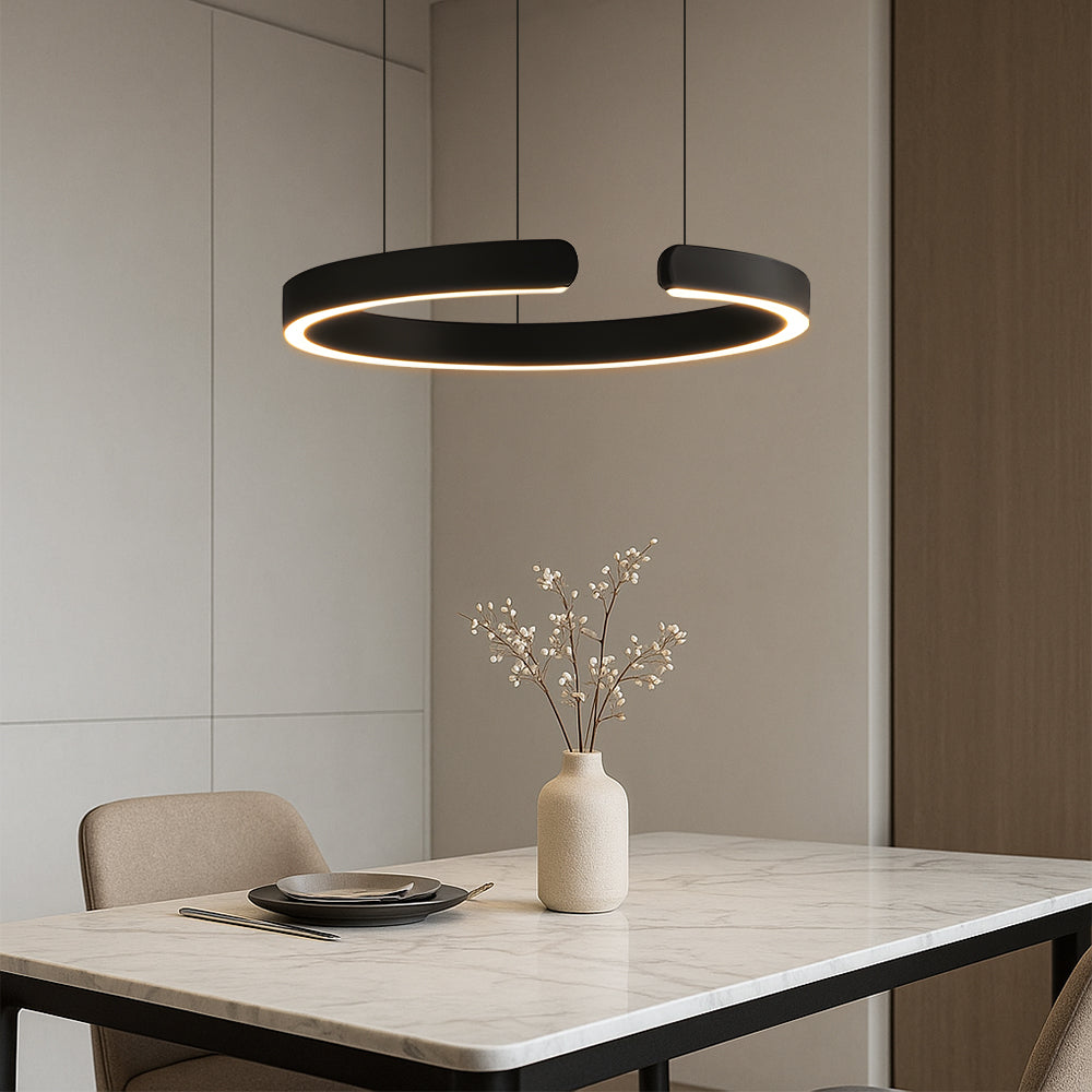 Modern Circle Pendant Lighting | Stylish Design for Kitchen Island and Contemporary Spaces 7