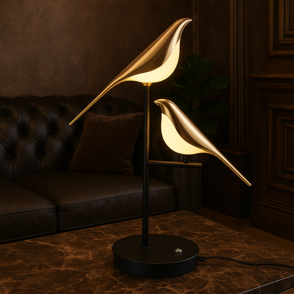 MrBird | Unique Bird Design Table Lamp for Bedroom and Living Room 2