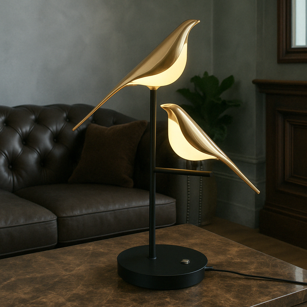 MrBird | Unique Bird Design Table Lamp for Bedroom and Living Room 3