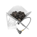 Portable Fire Pit, Windproof Foldable Stainless Steel Heater For Camping And Outdoor Adventures 0