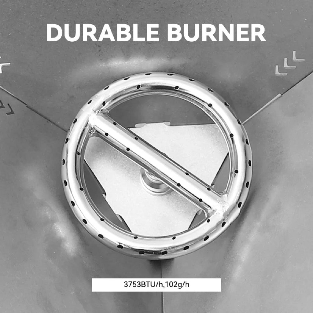 Portable Fire Pit, Windproof Foldable Stainless Steel Heater For Camping And Outdoor Adventures 2
