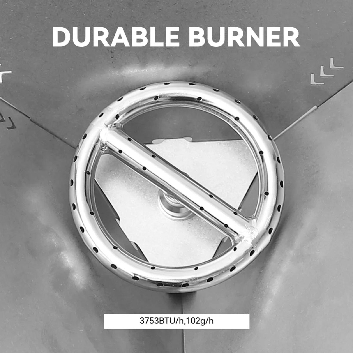 Portable Fire Pit, Windproof Foldable Stainless Steel Heater For Camping And Outdoor Adventures 2