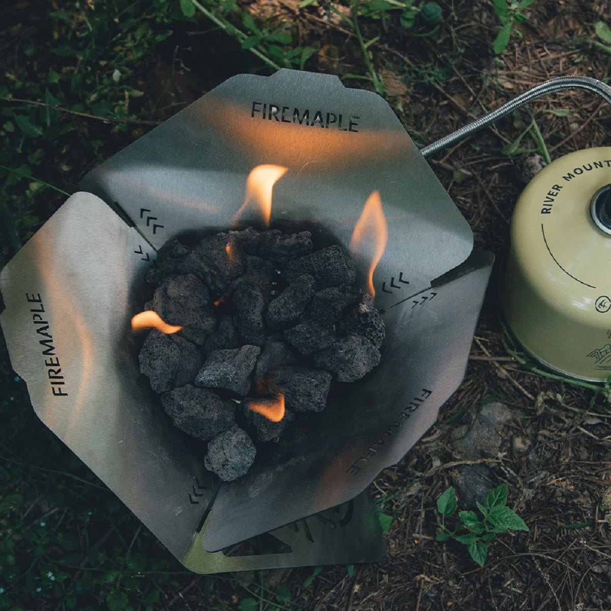 Portable Fire Pit, Windproof Foldable Stainless Steel Heater For Camping And Outdoor Adventures 3