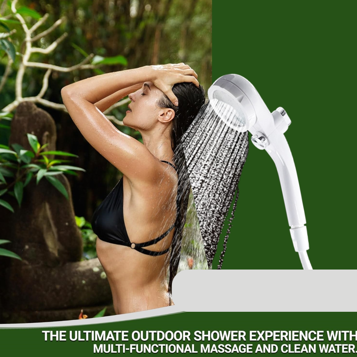 Portable Outdoor Electric Camping Shower Pump With Handheld Head For Remote Campsites 3