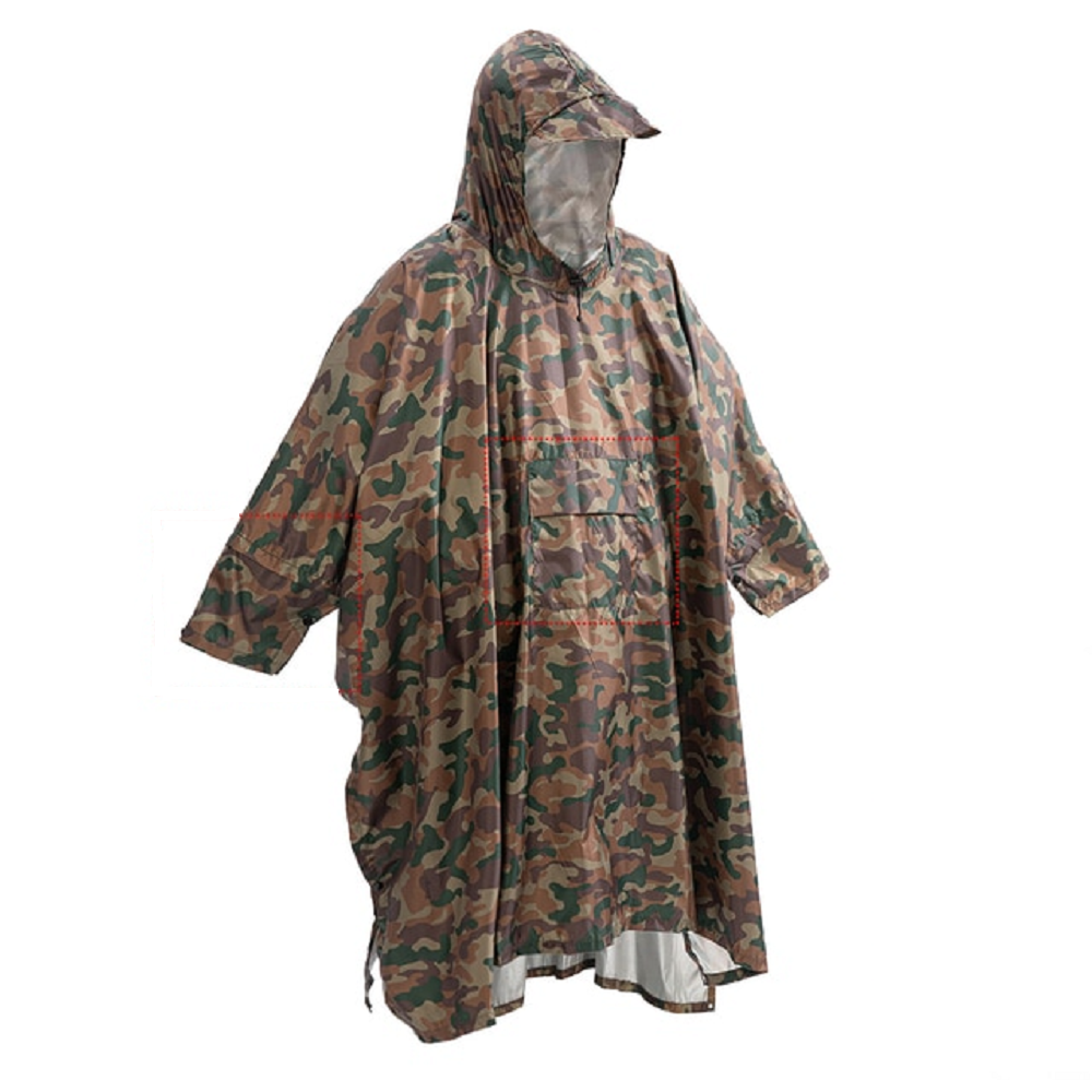 Portable Three-In-One Hiking And Camping Raincoat For Outdoor Adventures And Trekking Trips 2