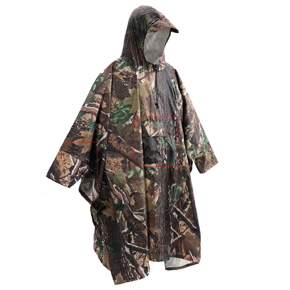 Portable Three-In-One Hiking And Camping Raincoat For Outdoor Adventures And Trekking Trips 3