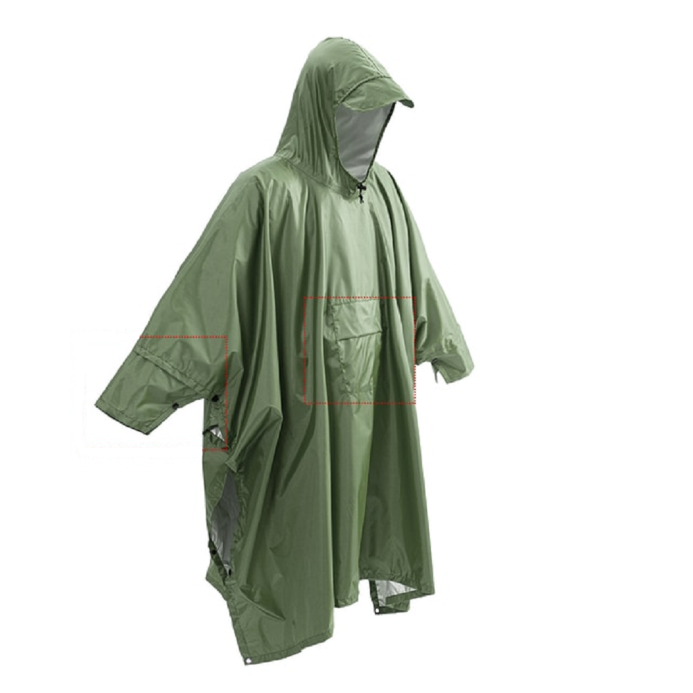 Portable Three-In-One Hiking And Camping Raincoat For Outdoor Adventures And Trekking Trips 6