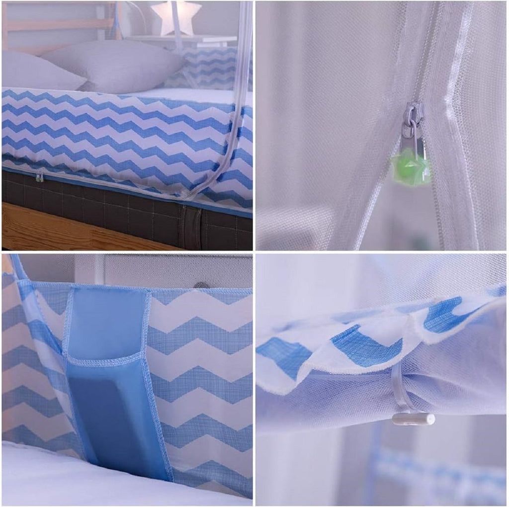 Portable Yurt Mosquito Net Bed Canopy For Adults, Foldable Design For Camping And Home Use 4