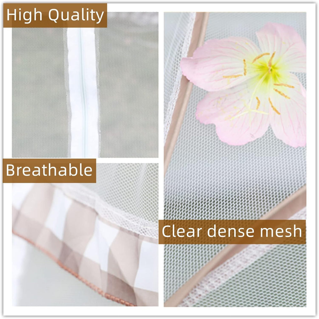 Portable Yurt Mosquito Net Bed Canopy For Adults, Foldable Design For Camping And Home Use 5