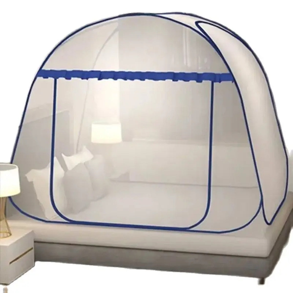 Portable Yurt Mosquito Net Bed Canopy For Adults, Foldable Design For Camping And Home Use 6