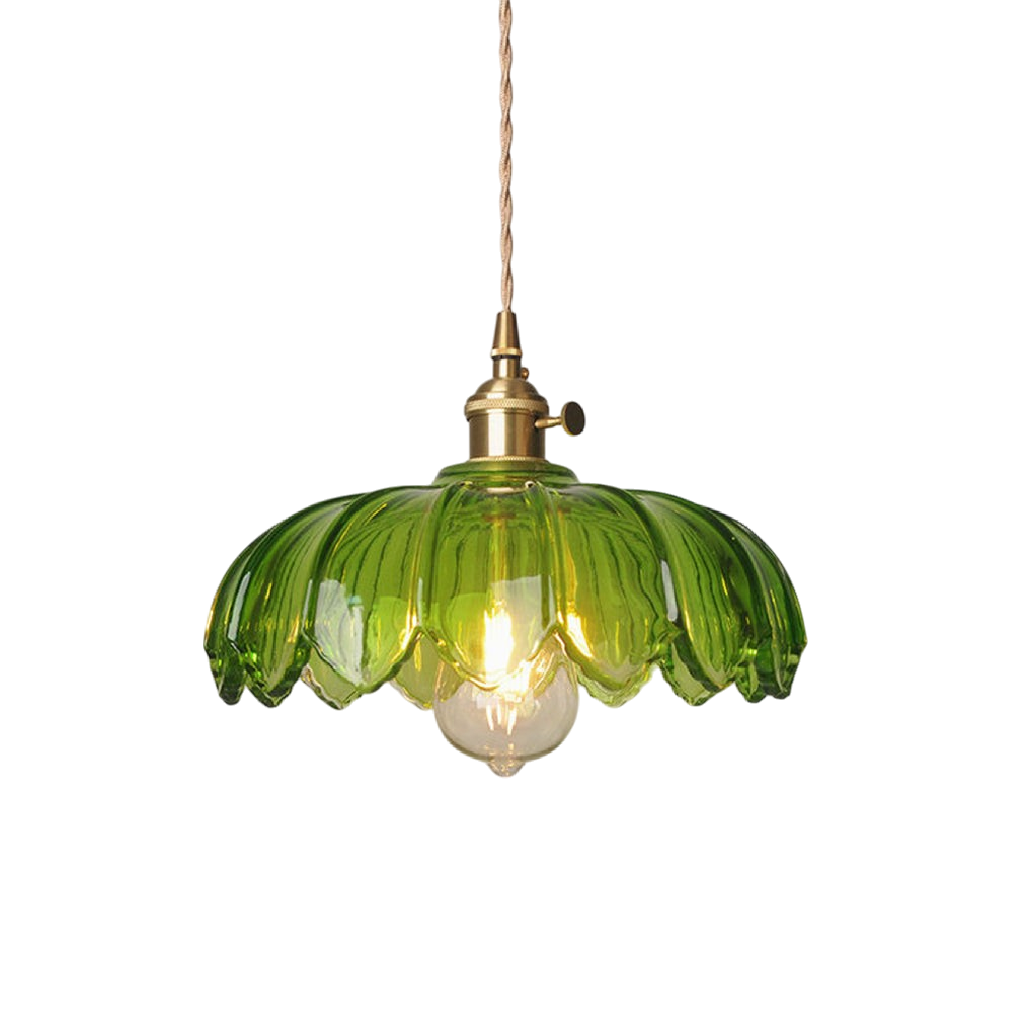 Sculpted Glass Flower Pendant Light for Modern Spaces 0