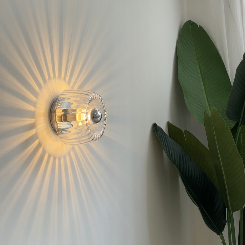 Set of Two Nordic Bauhaus Wall Sconces | Modern Glass Wall Lamp for Stylish Decor 3