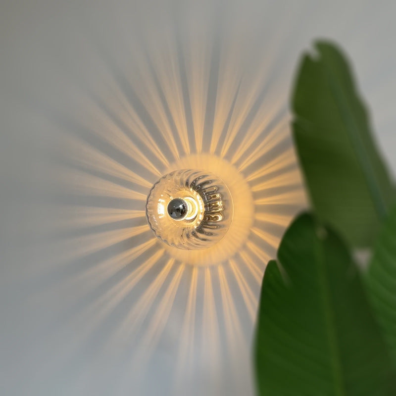 Set of Two Nordic Bauhaus Wall Sconces | Modern Glass Wall Lamp for Stylish Decor 4