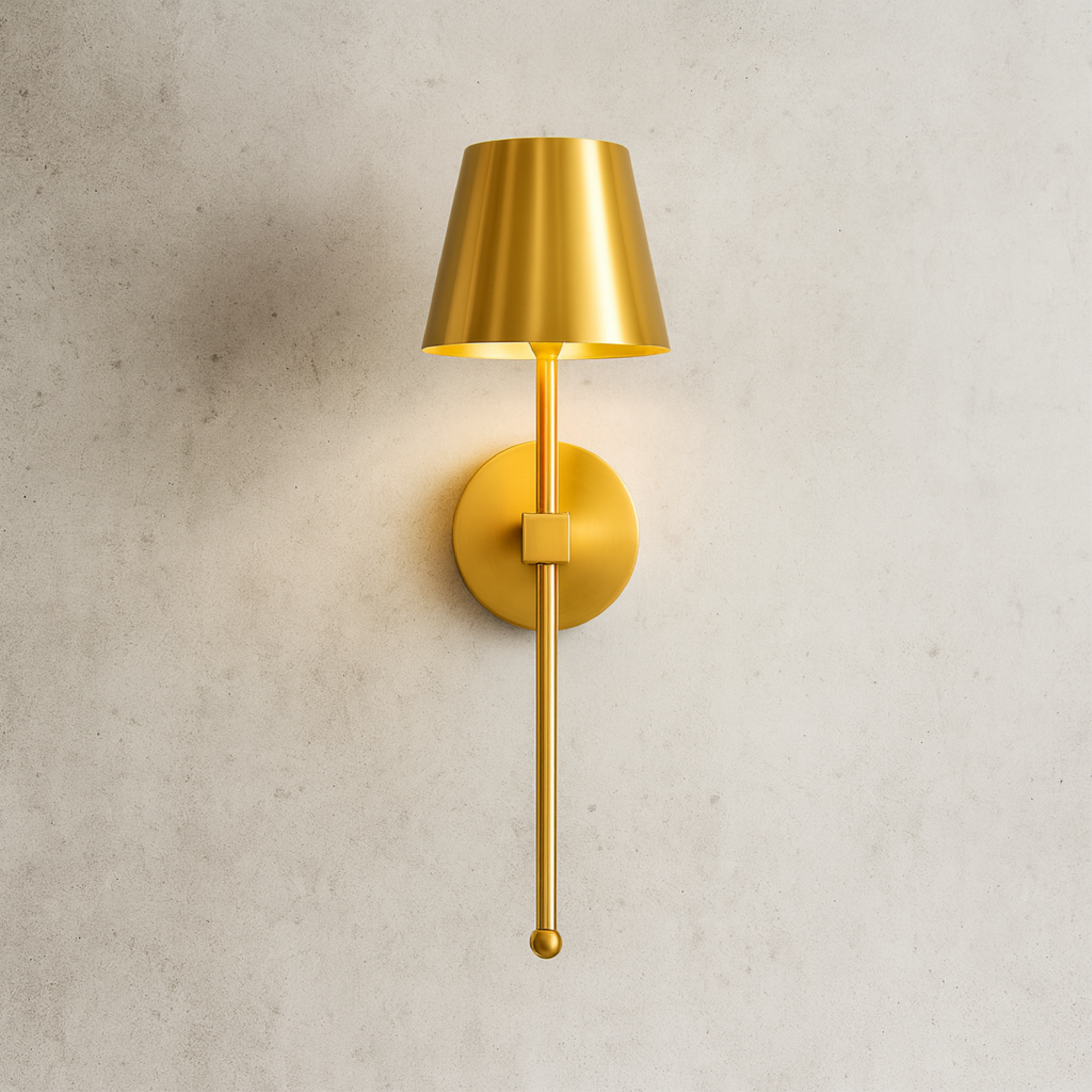 Sleek Rechargeable Wall Light for Modern Home Décor with Integrated LED 0