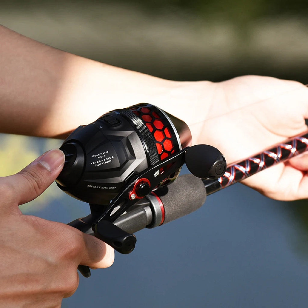 SwiftCast Spincast Fishing Reel No Rust Push Button Casting Design For Anglers And Everyday Use 1