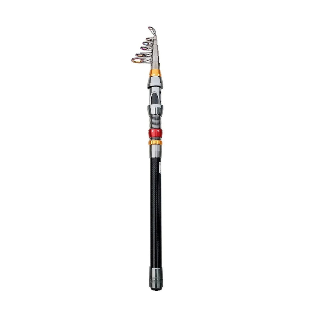 Telescopic Carbon Fiber Fishing Rod And Reel Combo, Super Hard Spinning Kit For Serious Angling 5
