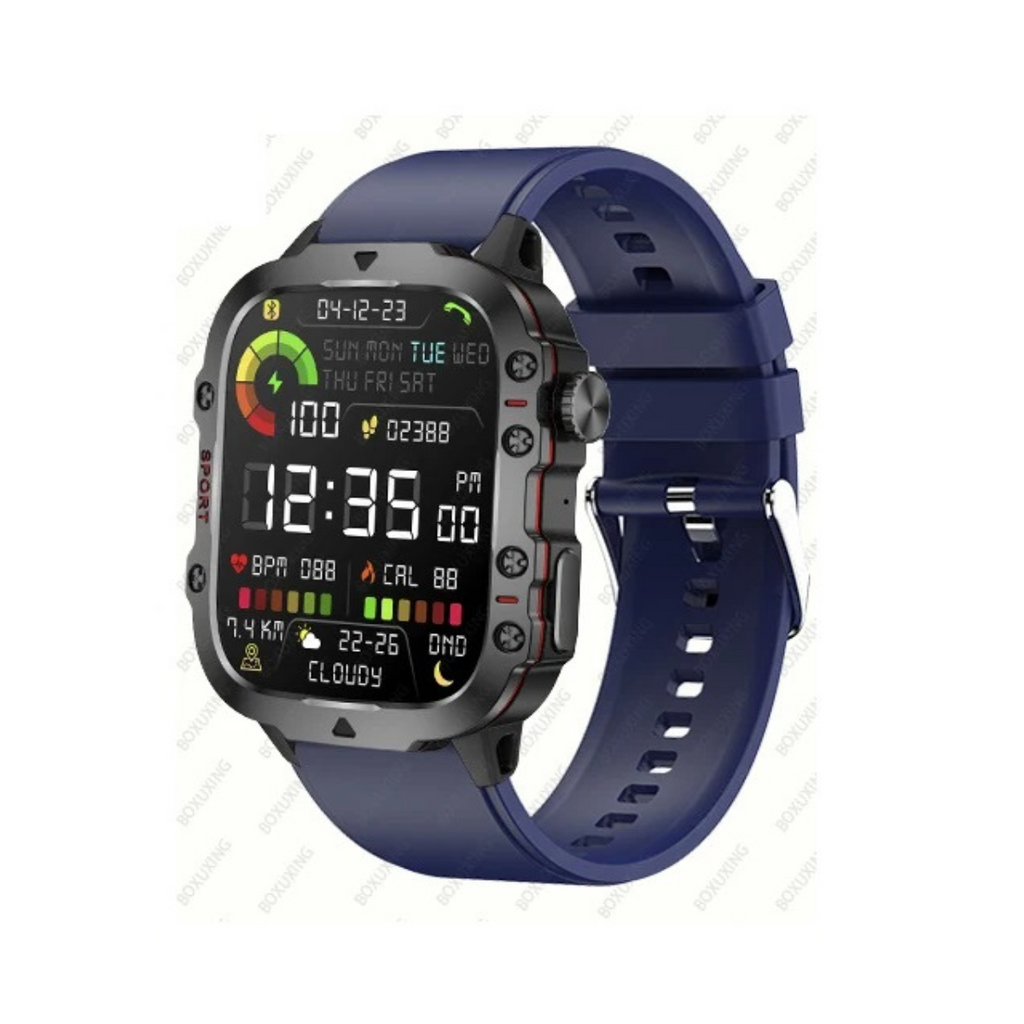 TerraGuard Pro Rugged Outdoor GPS Smartwatch With Bluetooth Calling And Waterproof Build 0