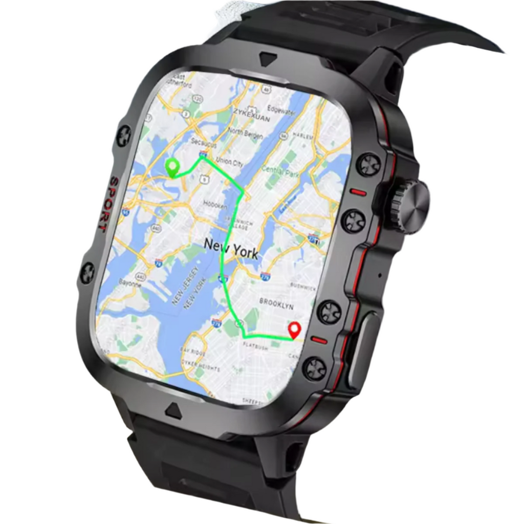 TerraGuard Pro Rugged Outdoor GPS Smartwatch With Bluetooth Calling And Waterproof Build 1