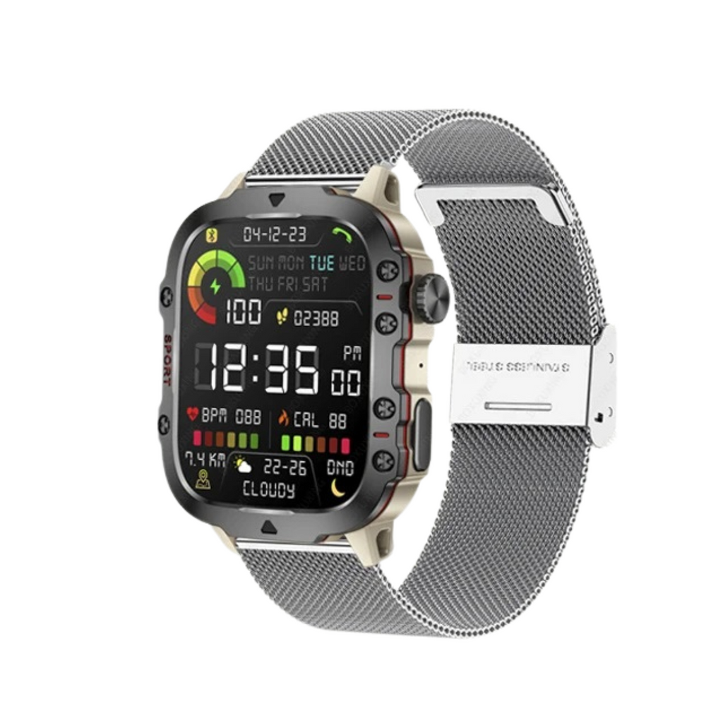 TerraGuard Pro Rugged Outdoor GPS Smartwatch With Bluetooth Calling And Waterproof Build 4