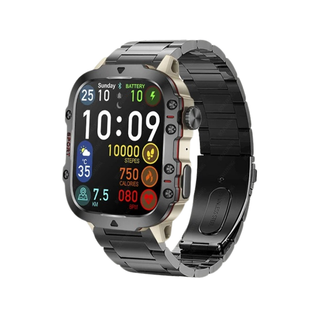 TerraGuard Pro Rugged Outdoor GPS Smartwatch With Bluetooth Calling And Waterproof Build 7