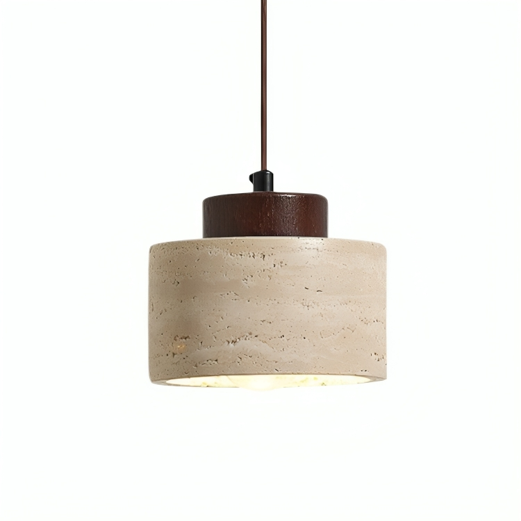 Travertine Stone Pendant Light for Kitchen Island and Modern Interiors 6