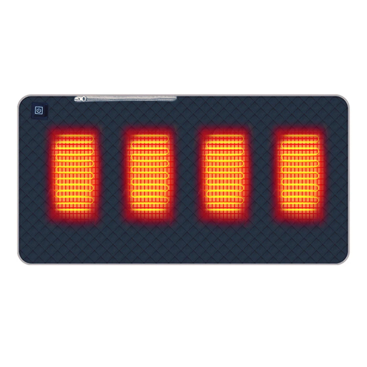 USB Four Zone Heated Camping Chair Mat Portable Warm Cushion For Outdoor Sitting And Winter Camps 2