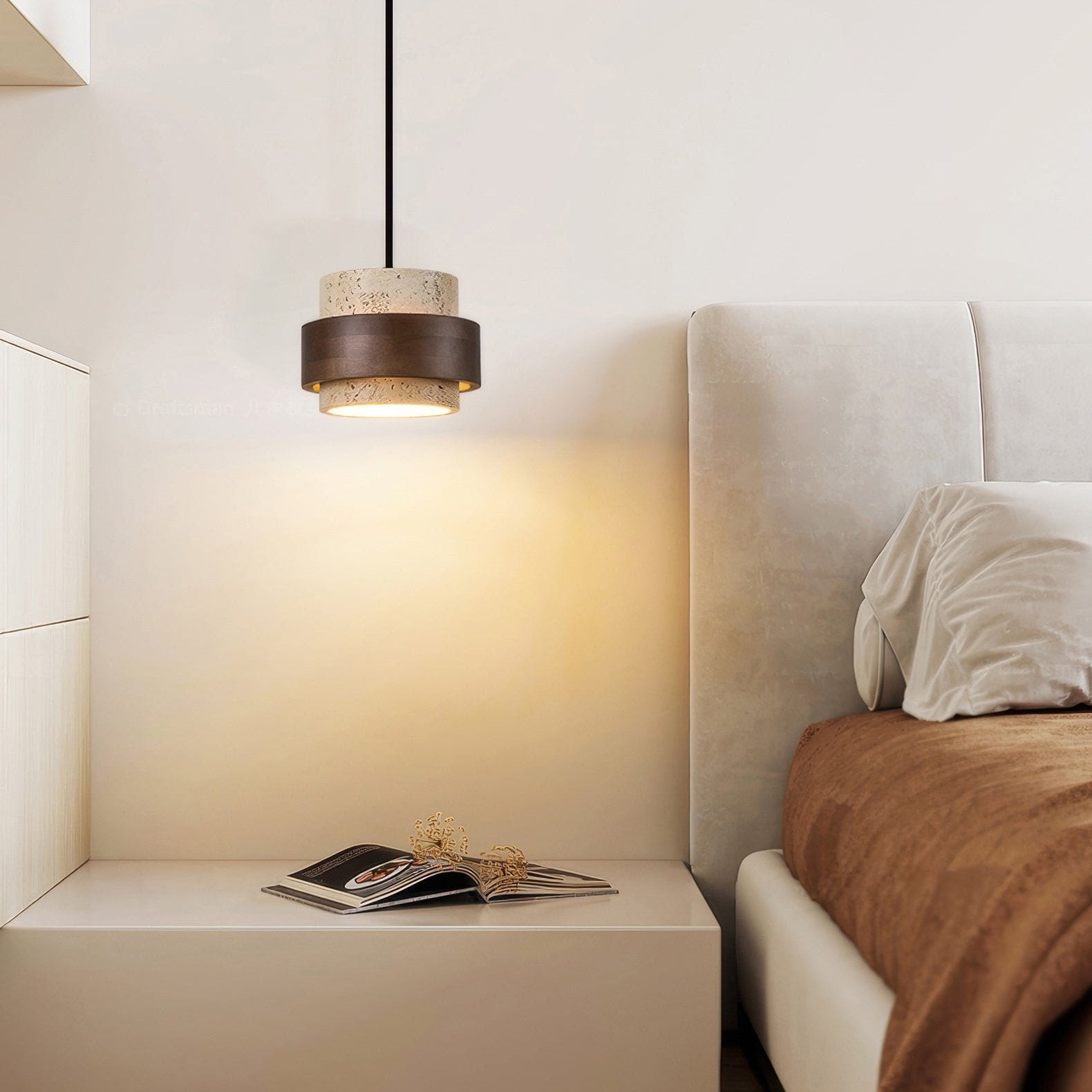 Wabi-Sabi Inspired Ascend Retro Stone Pendant Light 4
