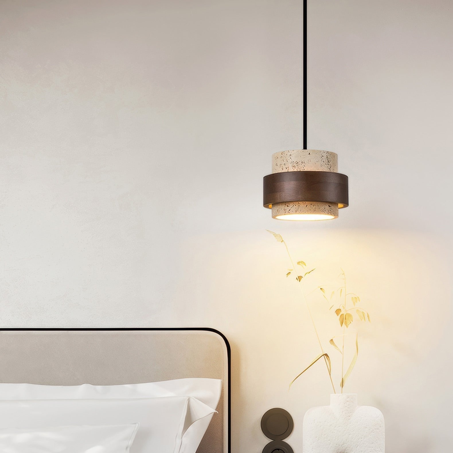 Wabi-Sabi Inspired Ascend Retro Stone Pendant Light 5