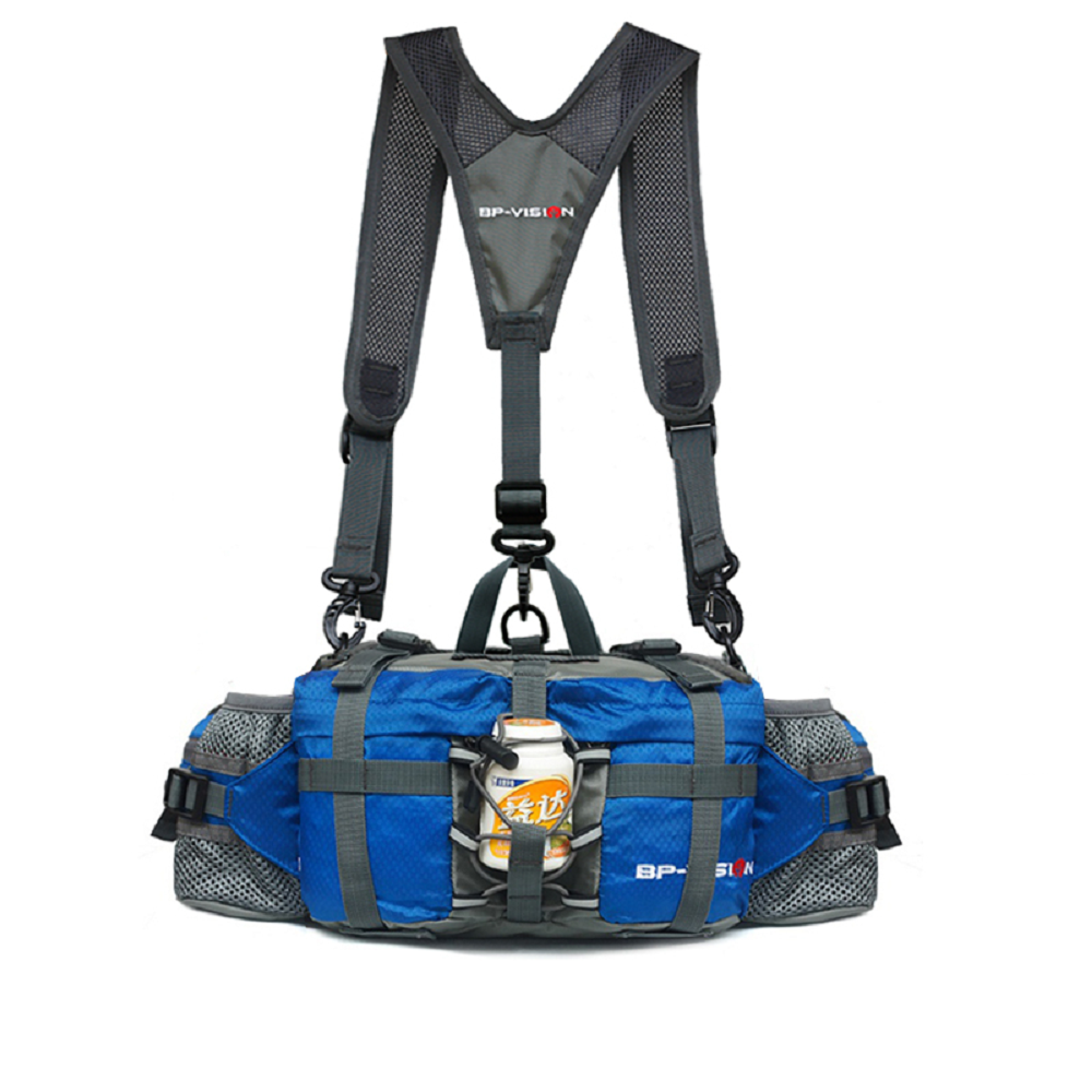 Waterproof Hiking Waist Bag Pack With Water Bottle Holder For Outdoor Use And Travel Accessory 0