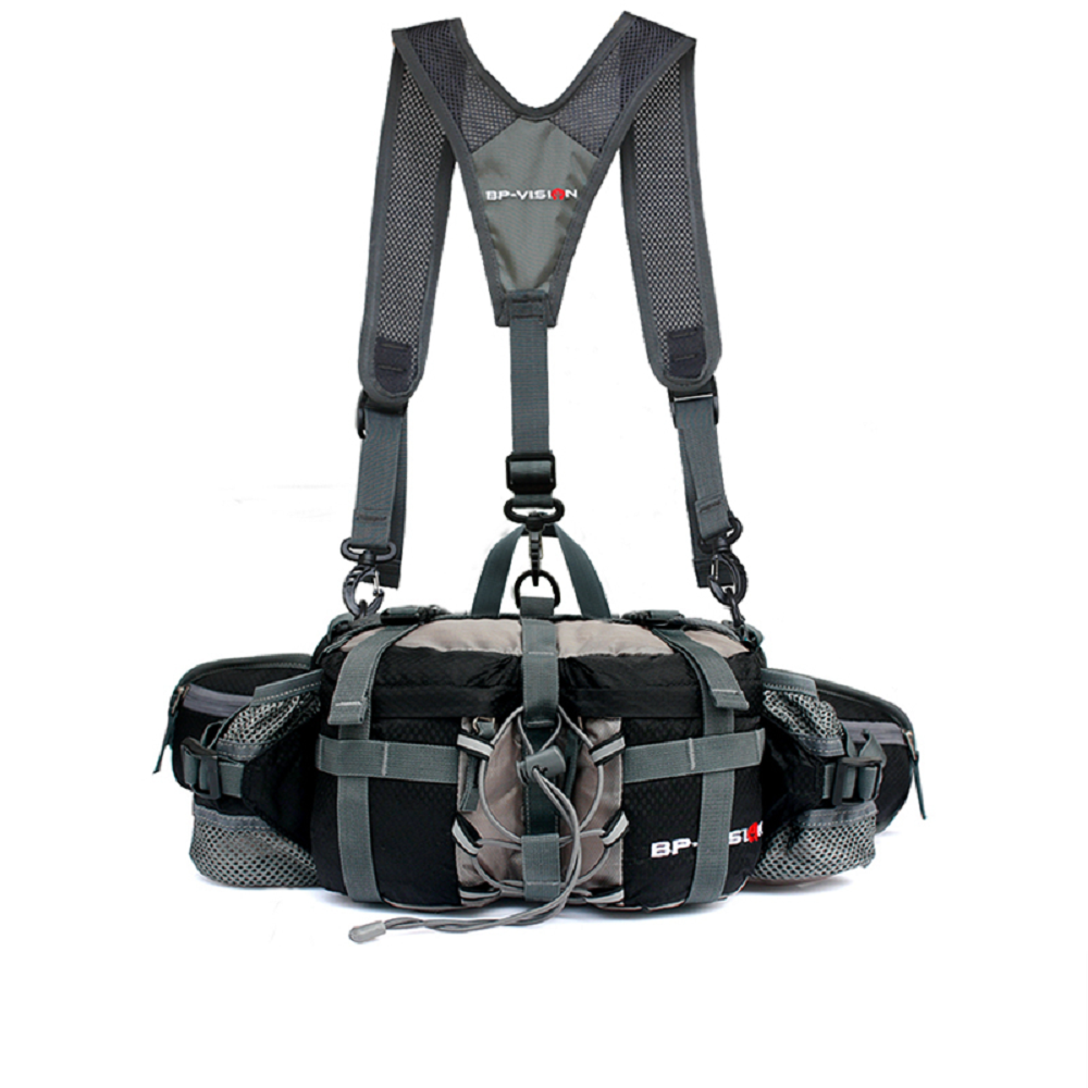 Waterproof Hiking Waist Bag Pack With Water Bottle Holder For Outdoor Use And Travel Accessory 2