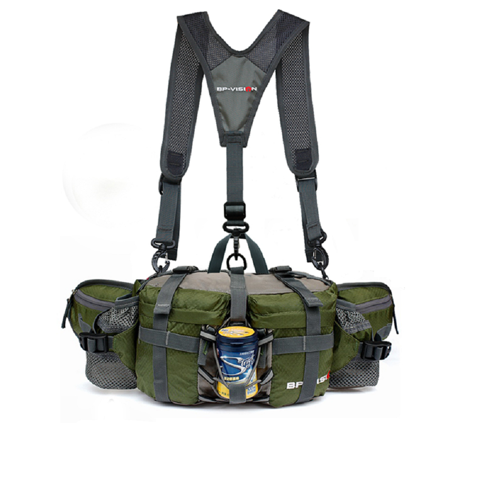 Waterproof Hiking Waist Bag Pack With Water Bottle Holder For Outdoor Use And Travel Accessory 4