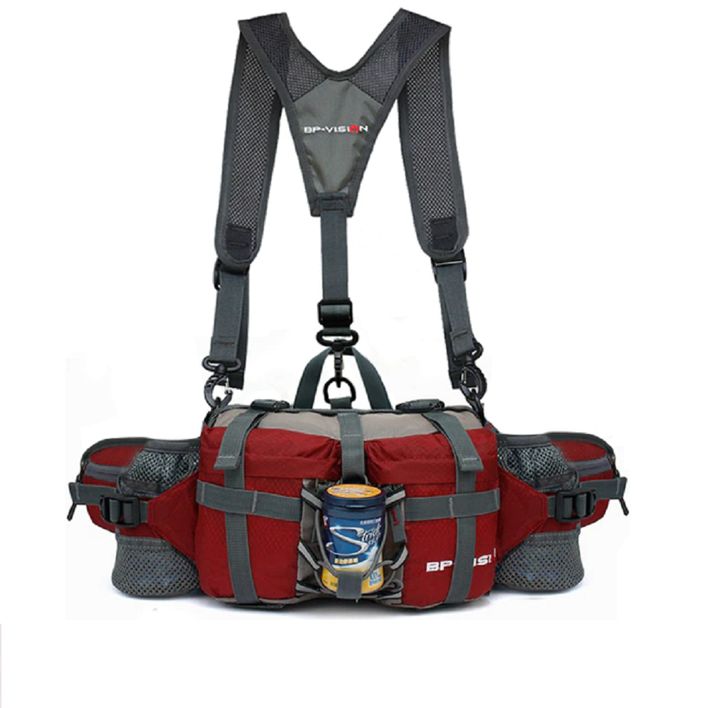 Waterproof Hiking Waist Bag Pack With Water Bottle Holder For Outdoor Use And Travel Accessory 6